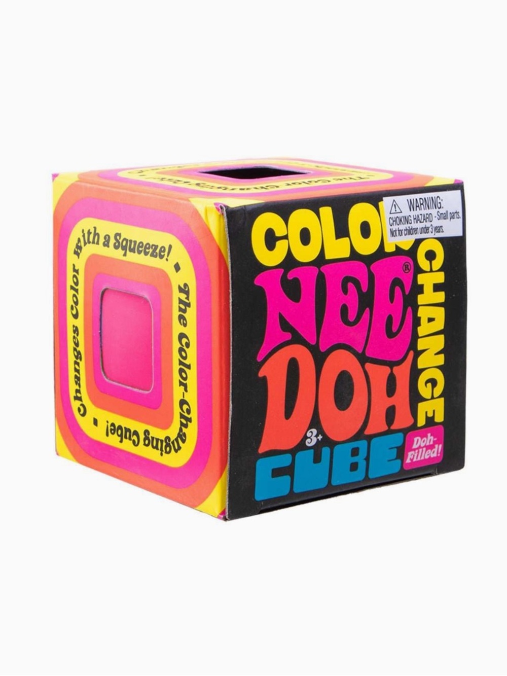 SCHYLLING | Cool Nee Doh Cube - Pink Squishy Fidget Toy